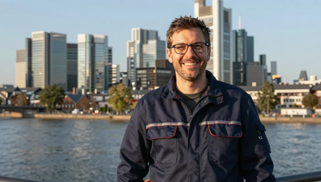 Die Frankfurter Skyline mit ihren Bürohochhäusern.